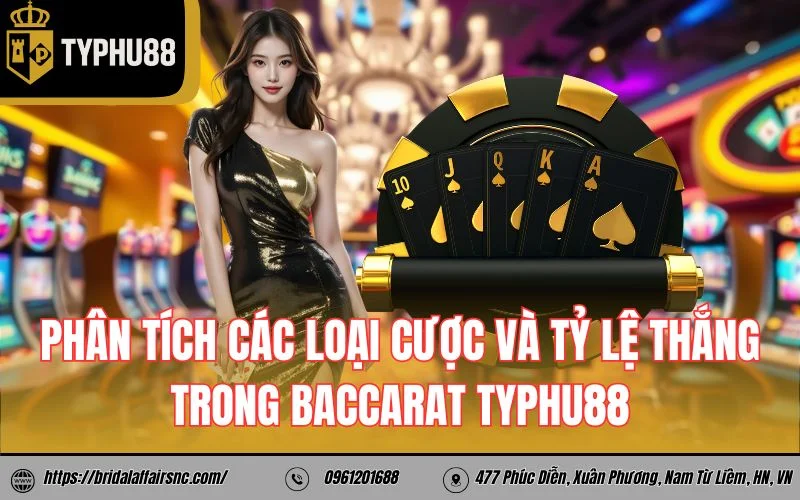Phân tích các loại cược và tỷ lệ thắng trong baccarat TyPhu88