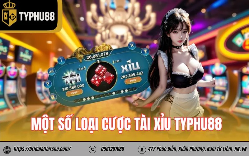 Một số loại cược tài xỉu typhu88